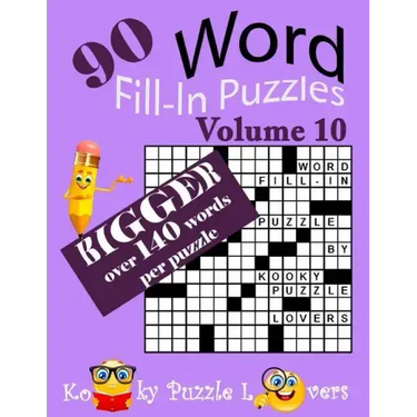 Word Fill-In Puzzles, Volume 10, Over 140 Words Per Puzzles
