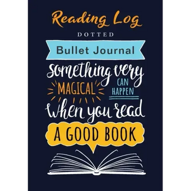 Reading Log - Dotted Bullet Journal: Medium A5 - 5.83X8.27
