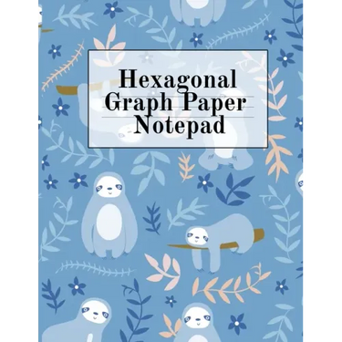 Hexagonal Graph Paper Notepad: Hexagon Notebook (.2" per side, small) - Draw, Doodle, Craft, Tilt, Quilt, Video Game & Mosaic Decoration Project Comp