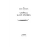 1850 Census of Georgia Slave Owners