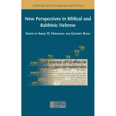 New Perspectives in Biblical and Rabbinic Hebrew