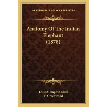 Anatomy Of The Indian Elephant (1878)