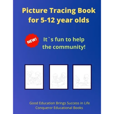 Picture Tracing Book for 5-12 year olds: 30 Pages of High Quality Tracing Images for Kids