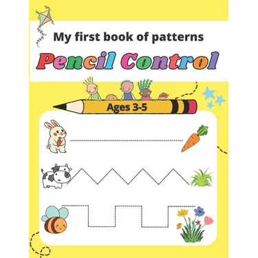 My first book of patterns pencil control ages 3-5: A Beginner Kids Tracing Workbook for Toddlers, Preschool Pre-K & Kindergarten Boys & Girls, colorin