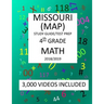 4th Grade MISSOURI MAP, 2019 MATH, Test Prep: 4th Grade MISSOURI ASSESSMENT PROGRAM TEST 2019 MATH Test Prep/Study Guide