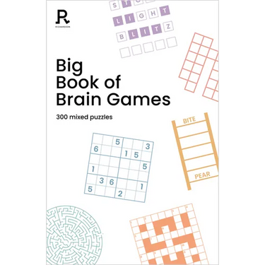 Big Book of Brain Games: A Bumper Mixed Puzzle Book for Adults Containing 300 Puzzles