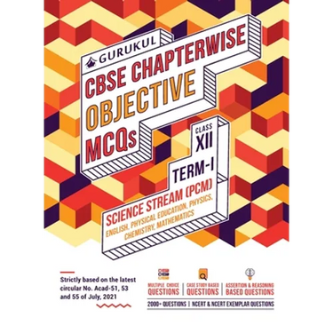 Chapterwise Objective MCQs Science (PCM) Book for CBSE Class 12 Term I Exam