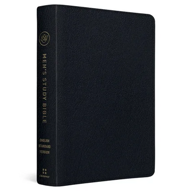 ESV Men's Study Bible (Genuine Leather, Black)