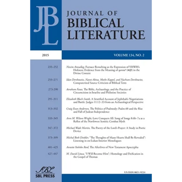 Journal of Biblical Literature 134.2 (2014)