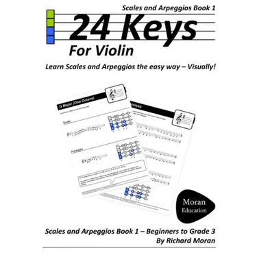 24 Keys Scales and Arpeggios for Violin - Book 1