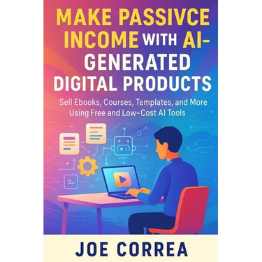 Make Passive Income With AI-Generated Digital Products: Sell Ebooks, Courses, Templates, and More Using Free and Low-Cost AI Tools