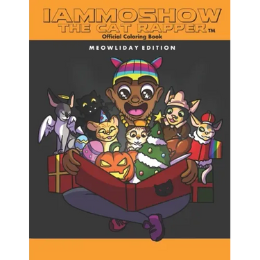 iAmMoshow The Cat Rapper Official Coloring Book: Meowliday Edition
