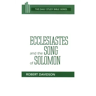 Ecclesiastes & Song of Solomon (DSB-OT)
