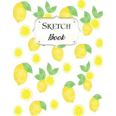 Sketch Book: Lemon Sketchbook Scetchpad for Drawing or Doodling Notebook Pad for Creative Artists #2