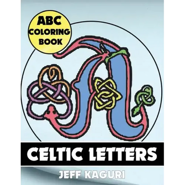 abc coloring book: Celtic Letters