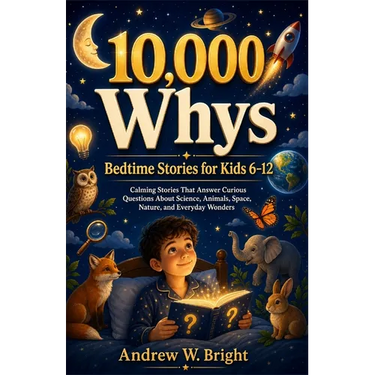10,000 Whys Bedtime Stories for Kids 6-12: Calming Stories That Answer Curious Questions About Science, Animals, Space, Nature, and Everyday Wonders