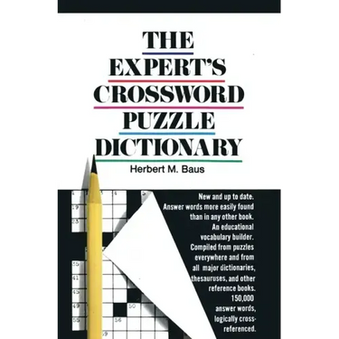 The Expert's Crossword Puzzle Dictionary