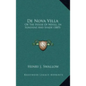 de Nova Villa: Or the House of Nevill, in Sunshine and Shade (1885)