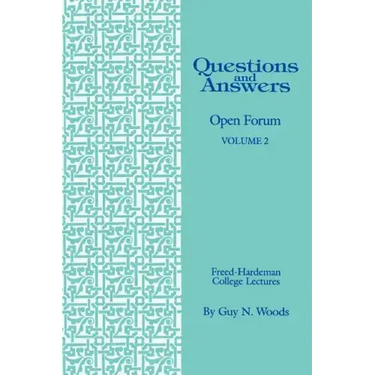 Questions & Answers: Open Forum