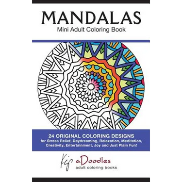 Mandalas: Mini Adult Coloring Book