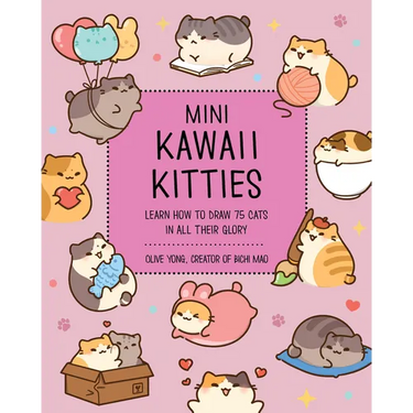Mini Kawaii Kitties: Learn How to Draw 75 Cats in All Their Glory