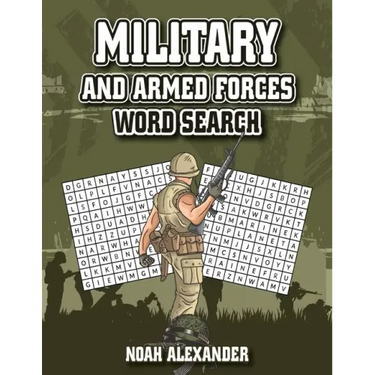 Military and Armed Forces Word Search: 8.5x11 Large Print