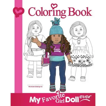 My Favorite Girl Doll Ever Coloring Book
