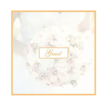 Guest Book for Wedding: Hardcover Guestbook With 110 Pages 8.5 x 8.5 Memory Sign In Book Keepsake For Wedding Guest, Engagement Party, Bridal