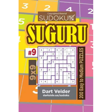 Sudoku Suguru - 200 Easy to Medium Puzzles 9x9 (Volume 9)