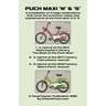 Puch Maxi 'n' & 's' a Compilation of 3 Major Overhaul, Repair and Maintenance Publications