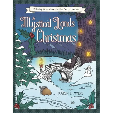 A Mystical Lands Christmas: Coloring Adventures in the Secret Realms