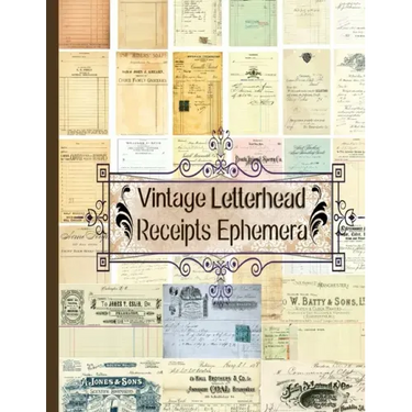 Vintage Letterhead Receipts Ephemera