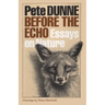 Before the Echo: Essays on Nature