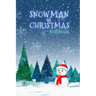 Snowman at Christmas Notebook Gift: Holiday Winter Record Fun Idea for Family