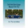 Cord Auto Interchange Manual 1930-1932