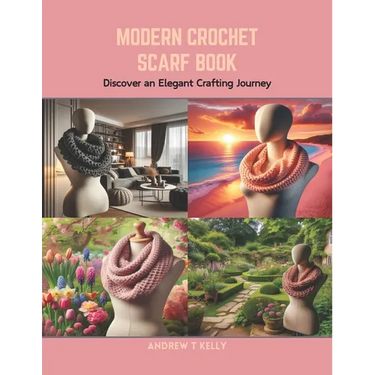 Modern Crochet Scarf Book: Discover an Elegant Crafting Journey
