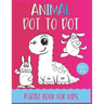 Animal Dot To Dot Puzzle Book For Kids Ages 4-6