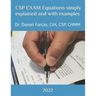 CSP EXAM Equations simply explained and with examples