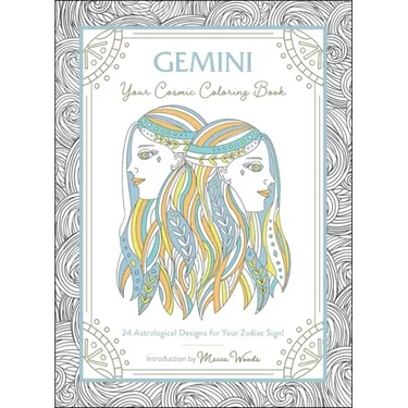Gemini: Your Cosmic Coloring Book: 24 Astrological Designs for Your Zodiac Sign!