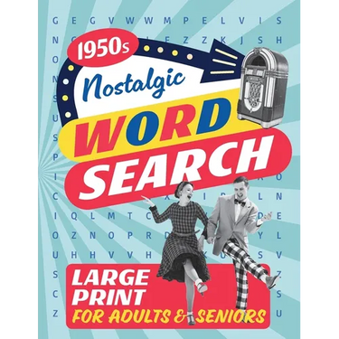 Nostalgic Word Search for Adults and Seniors (Large/Big Print)