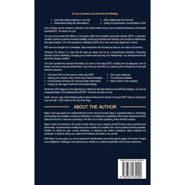 "Breaking the Silence;: Illuminating the Intricacies of Borderline Personality Disorder and Its Profound Influence On Relationships