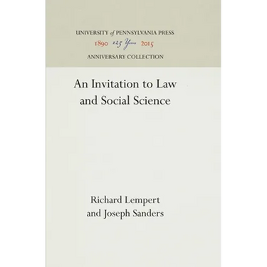 An Invitation to Law and Social Science
