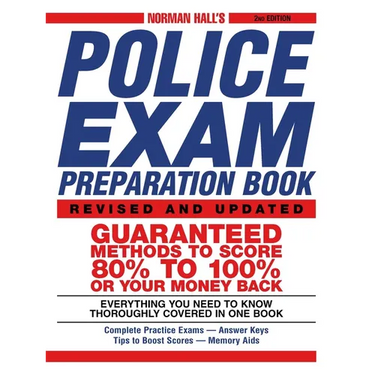 Norman Hall's Police Exam Preparation Book