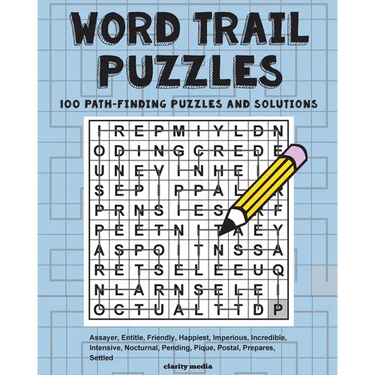 Word Trail Puzzles: 100 path-finding puzzles featuring solutions