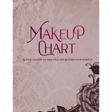 Makeup Chart: Practice and Record Your Makeup Looks 8.5" x 11"