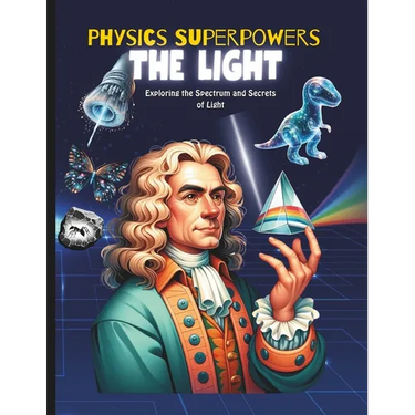 Physics Superpowers for Kids: kids physics book science book about light and its superpowers like x ray, ultraviolet rays, reflection and refraction f