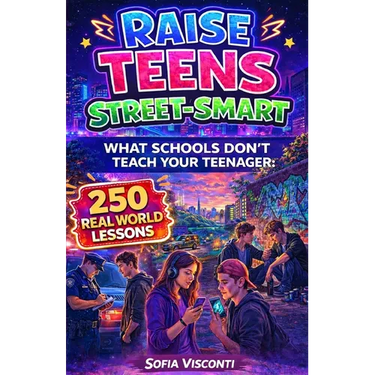 Raise Teens Street-Smart - What Schools Don't Teach Your Teenager: 250 Real World Lessons to Build Confident, Resilient Teens with the Life Skills and