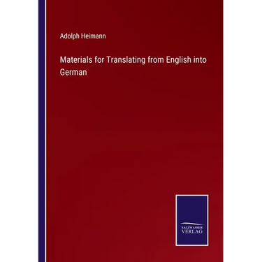 Materials for Translating from English into German