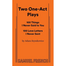 Two One-Act Plays