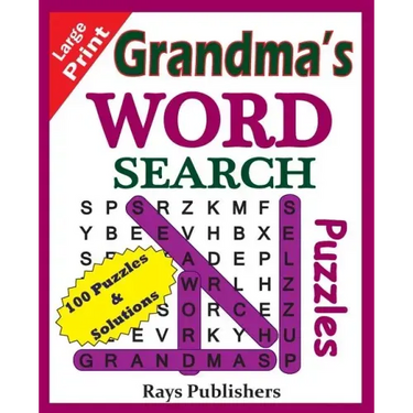 Grandma's Word Search Puzzles